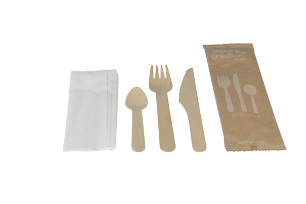 [AL-000051] KIT 4/1 Bois (3/1 + cuillère dessert 110) - 250pcs