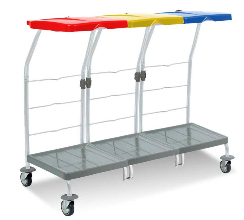 [B25-18] DUST 4164 - chariot pour le remassage des déchets en métal Rilsan