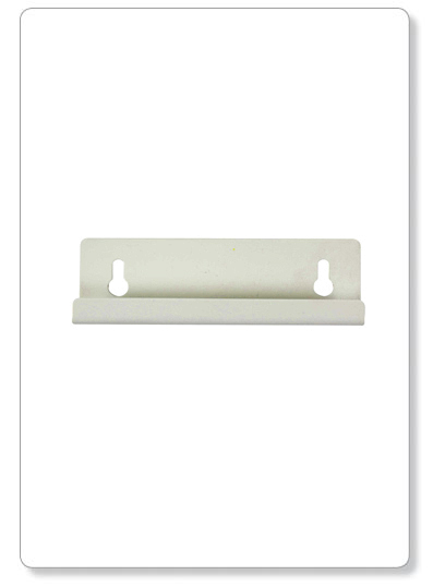 Support blanc au mur pour poubelle 15lit