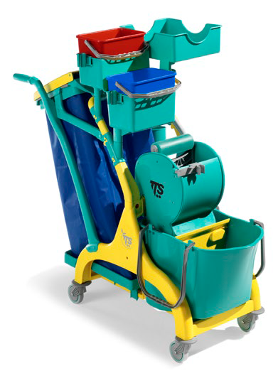 [C01-11] NICK STAR 310 - chariot avec seau de lavage 28lit