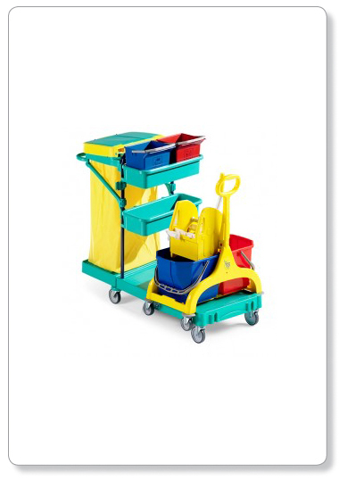 [C01-25] GREEN OFFICE + chariot double seau roulant (option)
