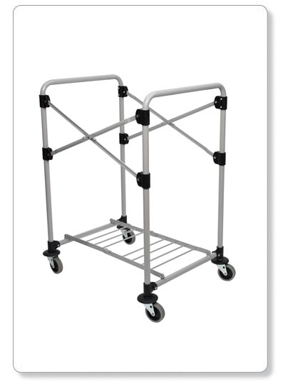 [C01-91] Cadre X-Cart - chariot pliant à 4 roues pivotantes - 150lit