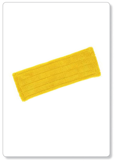 [C02-22] Mop à poches en microfibre - jaune - 40x13cm