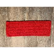 [C02-25P] Mop en microfibre rouge - flaps et poches - 46x16cm