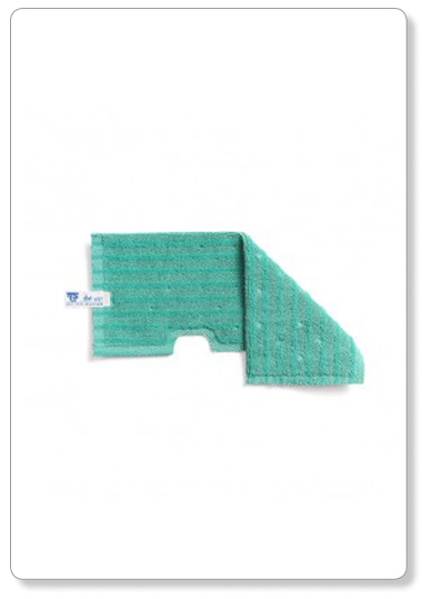 [C02-32] TRILOGY - mop TRI/WET - vert/vert - 47x18,5cm