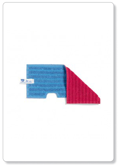 [C02-33] TRILOGY - mop WET/SAFE - bleu/rouge - 47x18,5cm