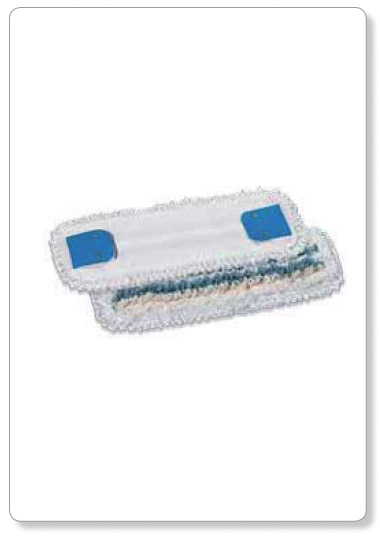 [C03-21] Mop à plat (pince) TRIS  - 40cm (microfibre+coton+polyester)