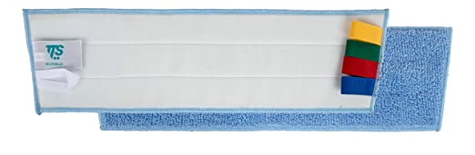 [C04-32] Mop velcro - mop velcro mixte - bleu - 40cm