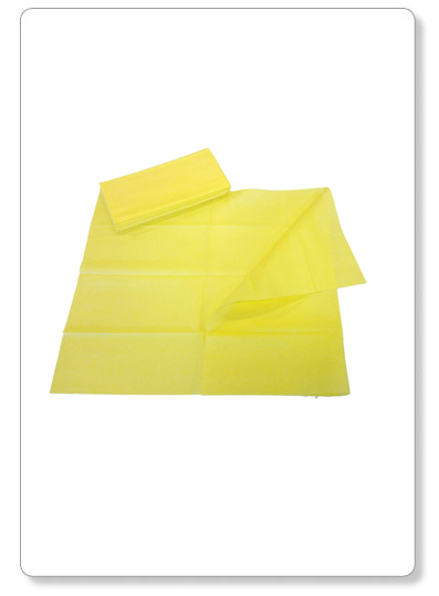 [C04-60] Voiles impregnés - jaune - 60x96cm - 25pcs