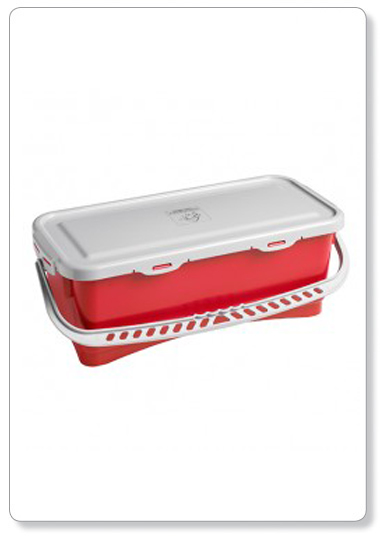 [C20-ACC-66R] MAGIC LINE - seau rouge avec couvercle hermétique et anse - 10lit