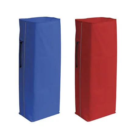 [C21-22R] Sac toile plastifiée rouge avec ZIP - 70lit