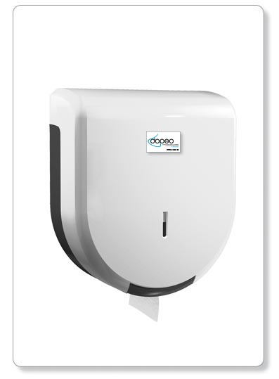 [D02-00D] DOCEO - distributeur papier WC JUMBO - blanc