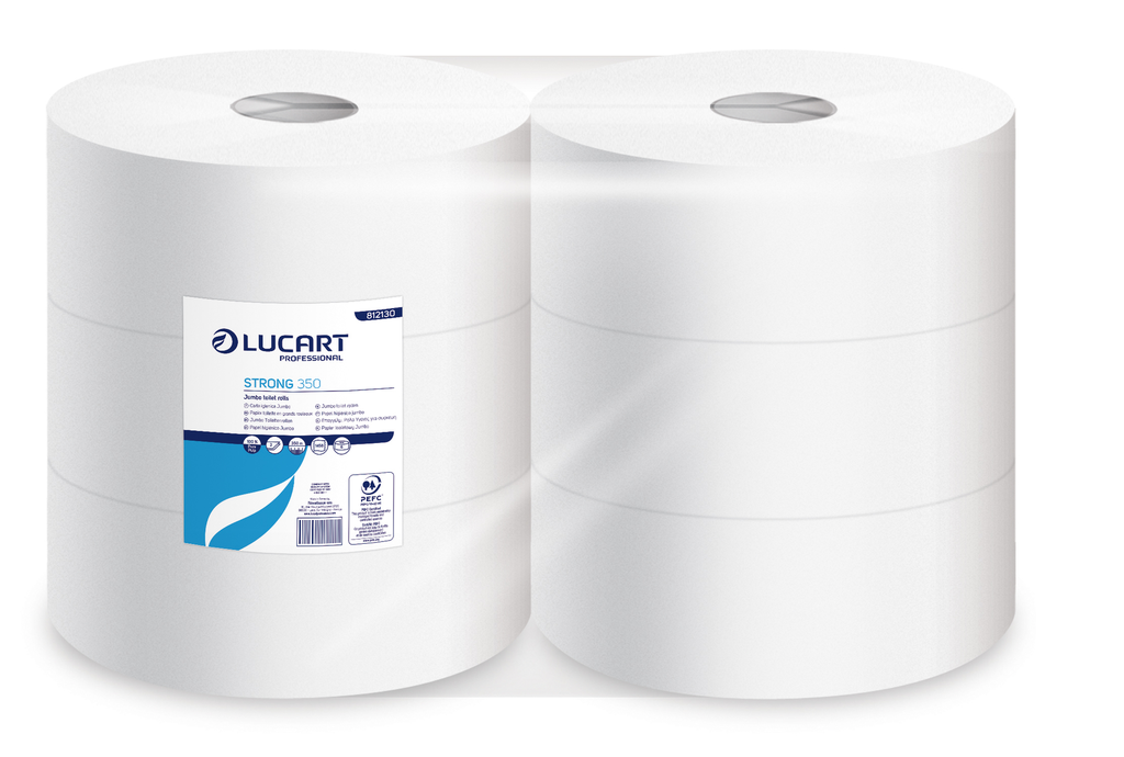[D02-03LU] LUCART STRONG 350 - papier Wc Jumbo - 6x350m - cellulose - 2plis