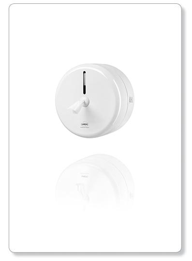 [D03-10WD] Distributeur papier WC Mini-Jumbo - feuille à feuille - blanc