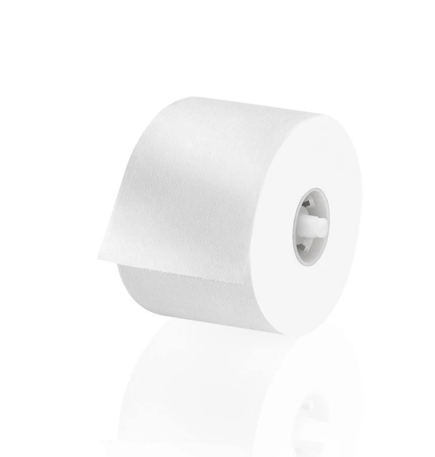 [D04-24WD] Papier WC compact avec insert - 2 plis recyclé blanc 100m - 24rlx