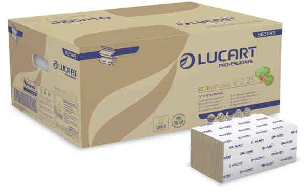 [D05-01LUA] LUCART ECONATURAL V 2.25 - V - havane 3800pcs - 2plis