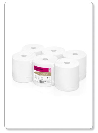 [D06-02WD] Essuie-mains en rouleau - 220mx20,5cm - cellulose - 6rlx - 2plis