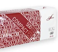 [D07-01CE] Serviettes - 30x29cm - (14x500pcs) 7000pcs - blanc - 1pli