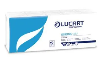[D09-05LU] LUCART STRONG 90 F - mouchoirs ouate 4plis - 24x10x9pcs