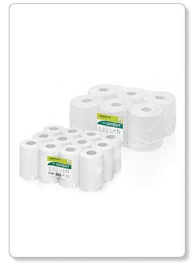 [D11-11WD] Rouleaux Midi (feuille à feuille) - recyclé blanc - 6x300m - 1pli