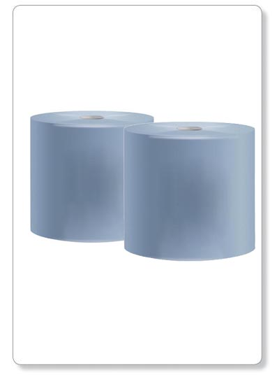 [D12-02D] Maxi Multirol - 2rlx - 380mx22cm - recyclé bleu - 2plis