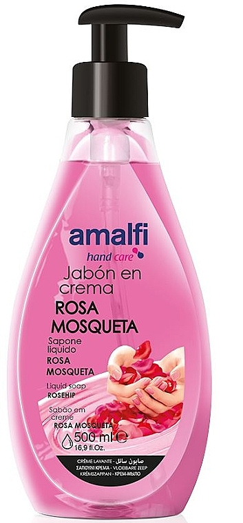 [D17-12IS] ROSA MOSQUETA - savon à main rose - 500ml