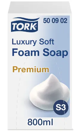 [D22-83T] TORK - S3 - Luxury savon mousse doux - 800ml