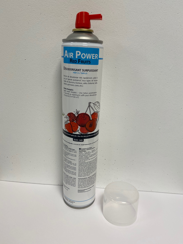 [D25-14D] AIR POWER RED FRUITS - désod neutralisant surp en spray - 750ml