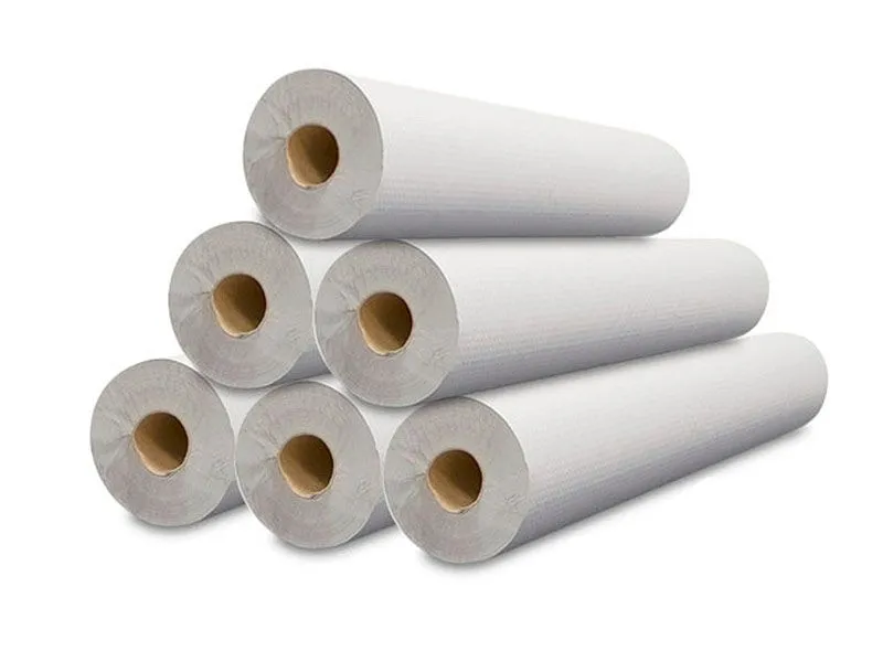Drap d'examen - blanc 2 plis - 50cmx1055m - 6rouleaux