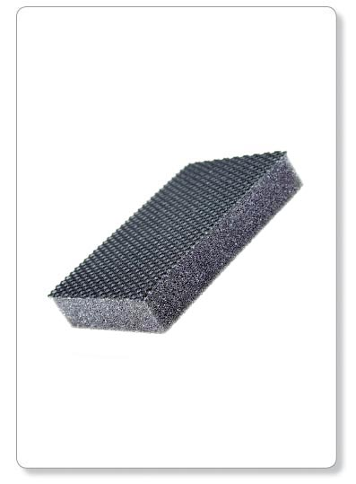 [E03-29] POWER SPONGE - éponge ind. absob. et abrasif - gris - 4pcs