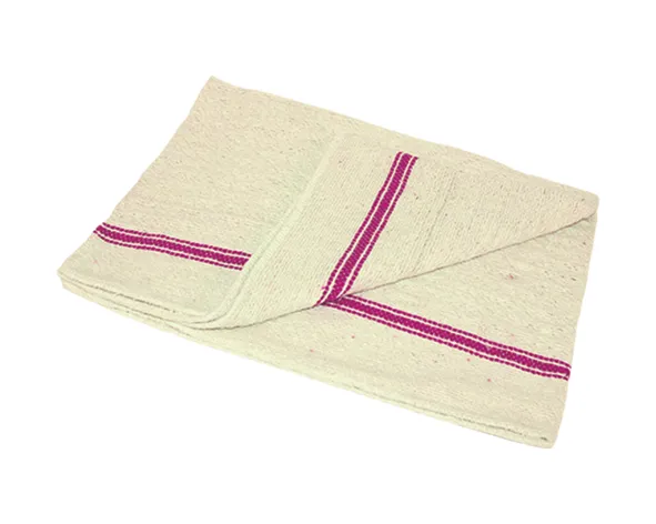 [E06-12] Torchon mélange coton léger blanc - 50x60cm