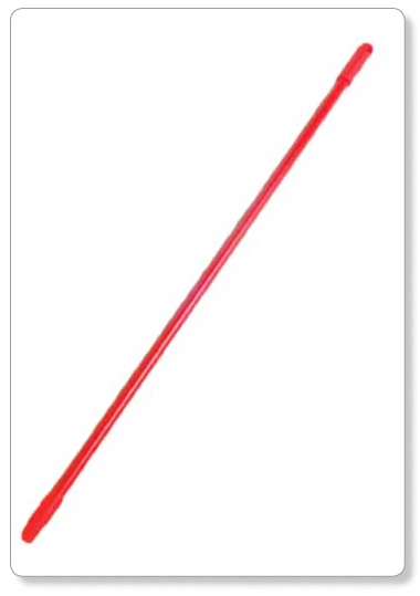 FOOD - manche en fibre de verre rouge - 140cm