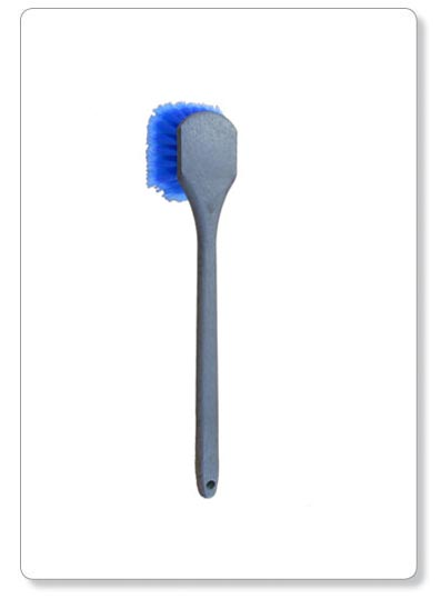 [E29-02] Brosse jantes pvc bleu - manche long