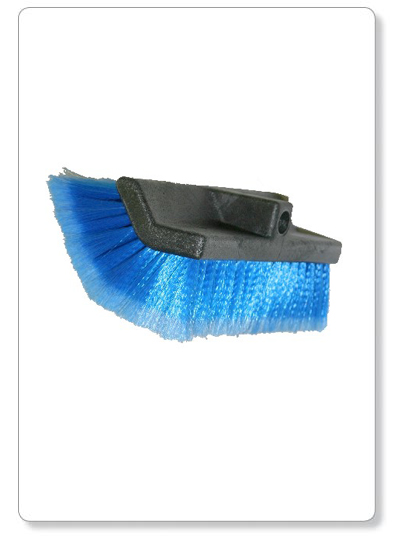 [E29-04] Brosse Bi-faces, fibres fleurées - 25cm
