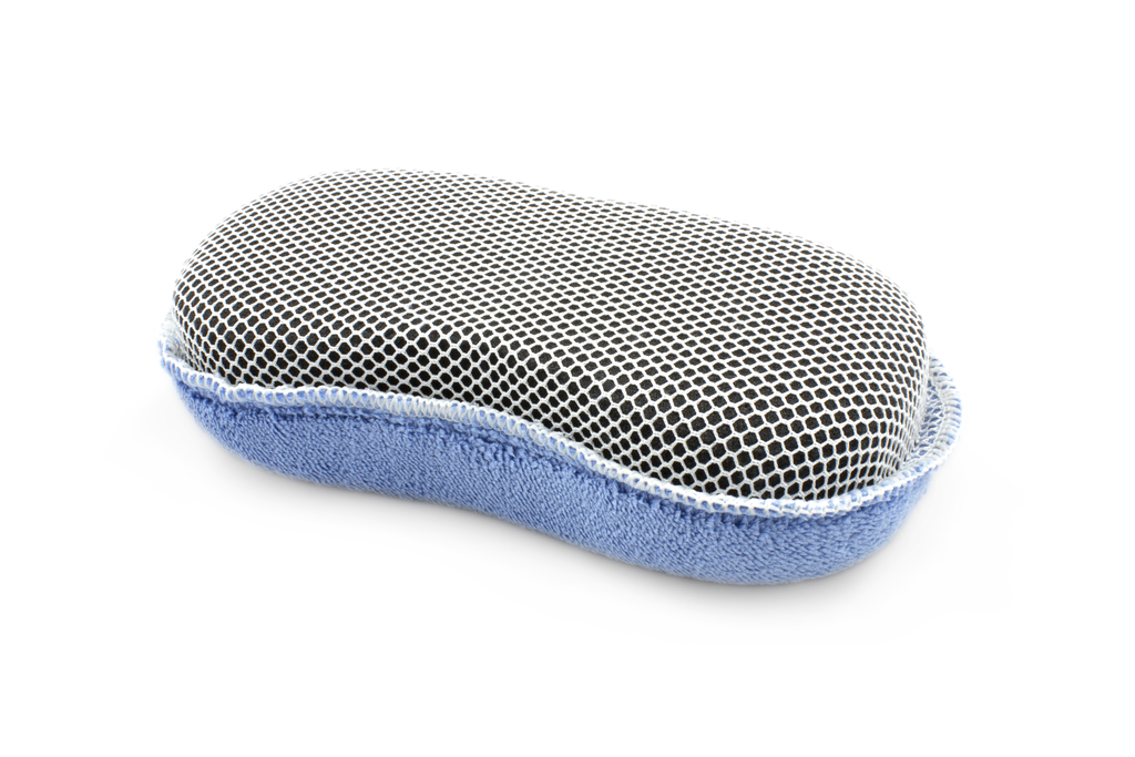 [E29-11] Eponge de lavage Auto bleu en microfibre