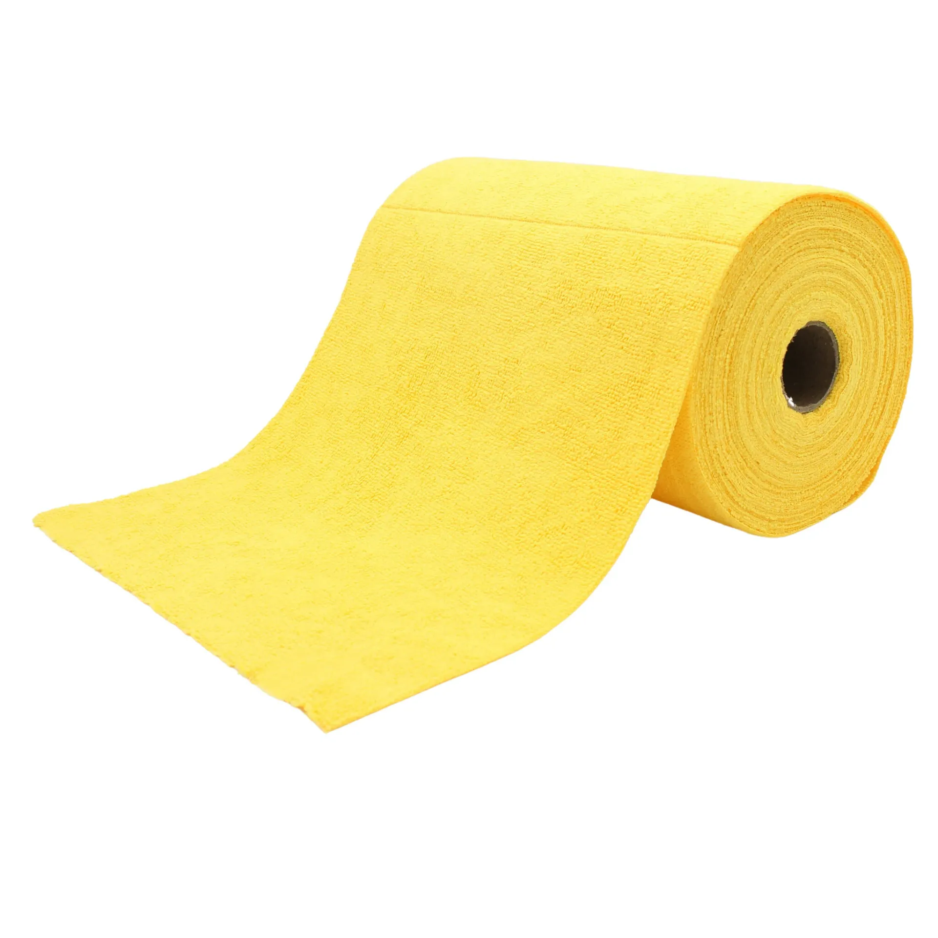 Bobine d'essuyage en microfibre TRICOT FIRST - jaune - 75pcs