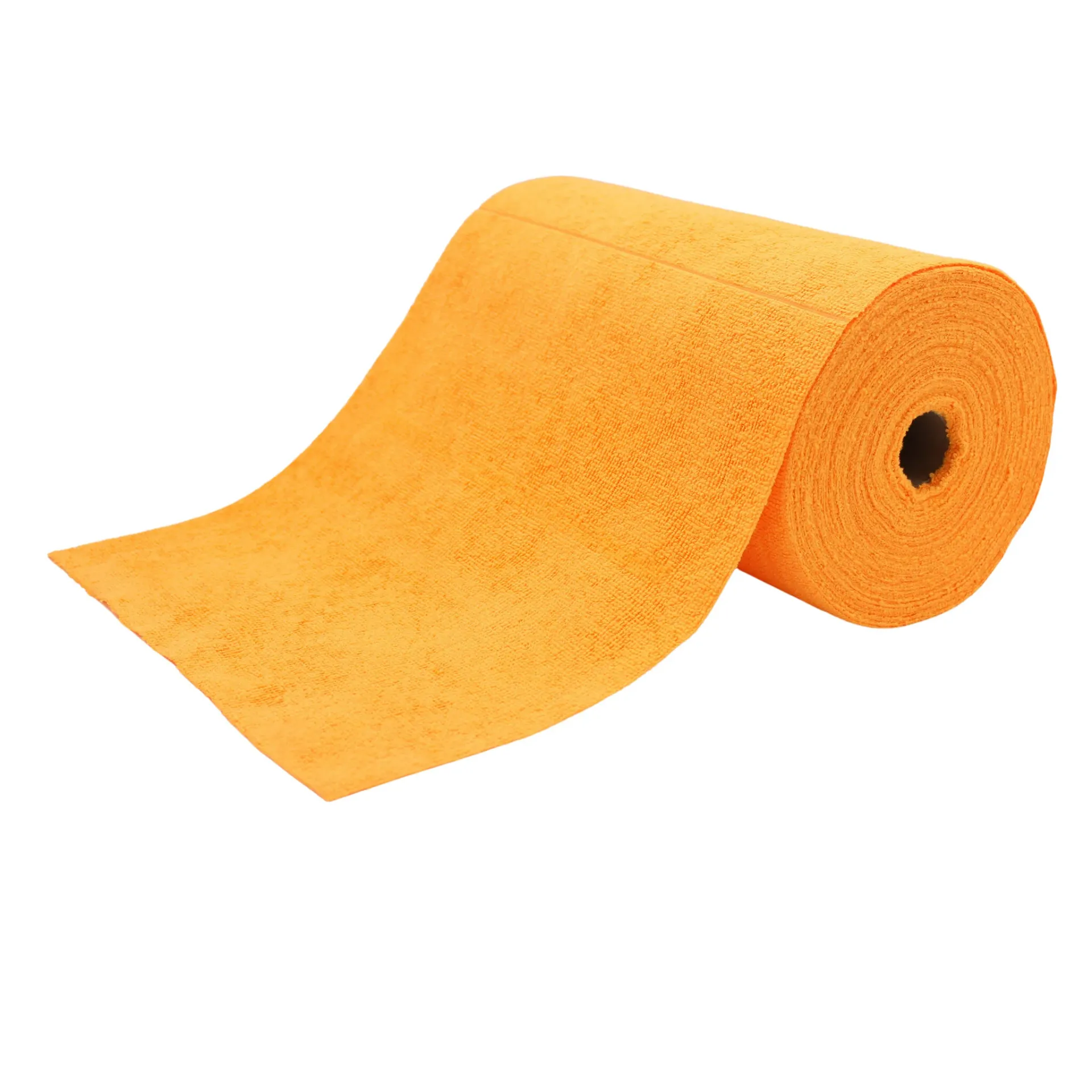 Bobine d'essuyage en microfibre TRICOT FIRST - orange - 75pcs