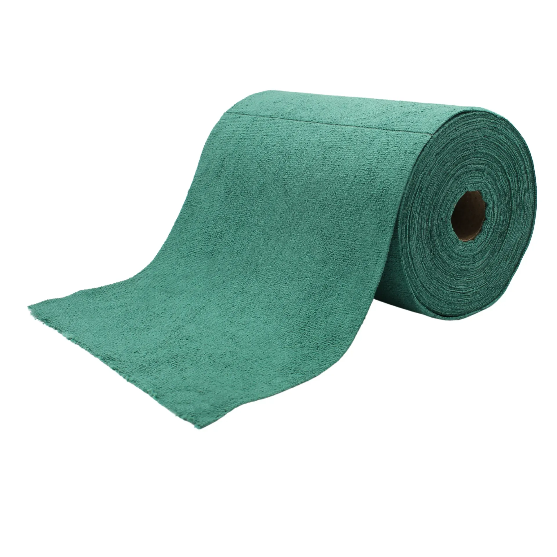 [EAS-009RV] Bobine d'essuyage en microfibre TRICOT FIRST - vert - 75pcs