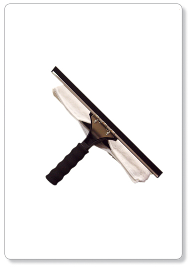 [L04-04DUO] DUO raclette-mouilleur (manche PRO) - 30cm