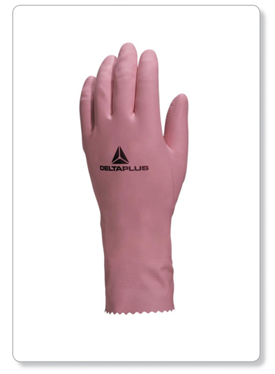 [P04-06] ZEPHIR - gants ménage résistant - rose - M