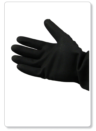 [P05-01] Gants industriel en latex - mixé néoprène - noir - M