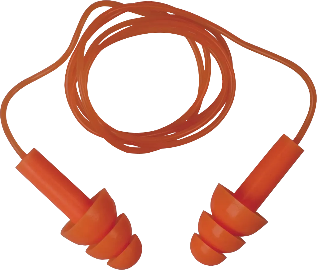 [P09-12] Bouchons d'oreilles réutilisables en pvc et silicone (10 paires)