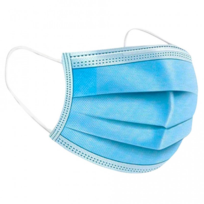 [P11-03] Masques de protection jetable 3plis - 50pcs