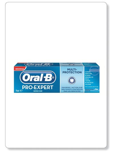 ORAL B 1-2-3 : dentifrice menthe fraiche - 75ml