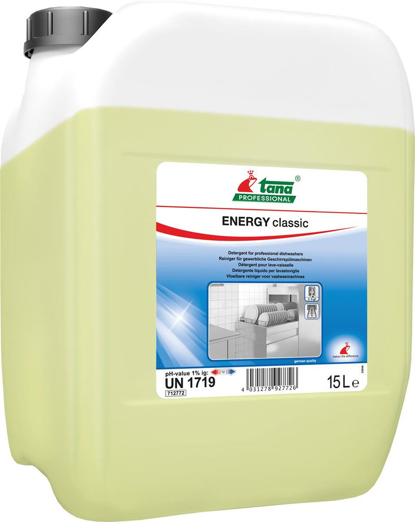 [PJC-LV015] ENERGY CLASSIC - détergent pour lave-vaisselle prof. - 15lit