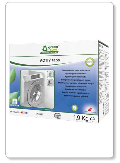 [PJL-19] ACTIV TABS (715163) - tablettes de lavage du linge - 2x56pcs