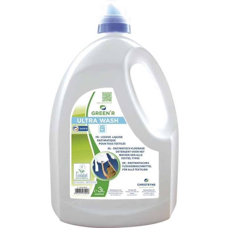 [PJL-20] GREEN'R ULTRA WASH (Ecolabel) - 3lit