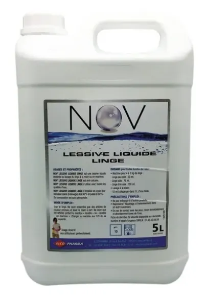 [PJL-21] NOV' LESSIVE - lessive liquide parfumé - 5lit
