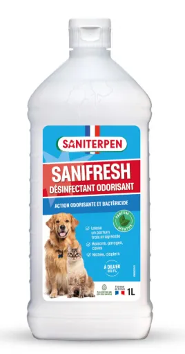 [PJSAN01-10D] SANI FRESH - nettoyant surodorant sanitaire - 1lit