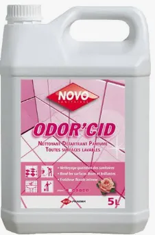 [PJSAN01-13D] NOVO ODOR'CID - nettoyant surodorant sanitaire - 5lit